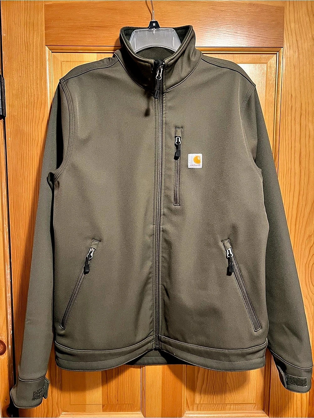 Carhartt Rain Defender Relaxed Fit Heavyweight Softshell Jacket (Crowley) Green